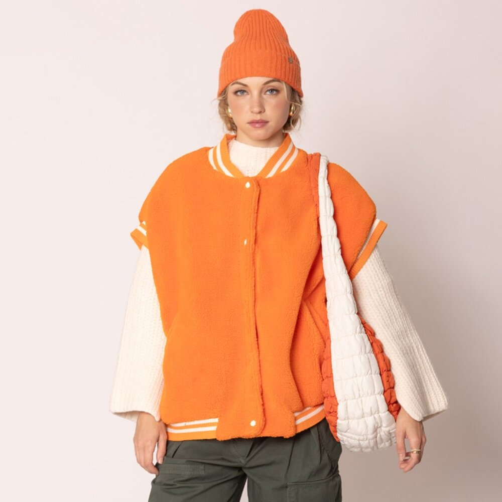 Tennessee Vols Orange White Puffer Quilted Large Handbag Football Team Colors - Picture 4 of 4